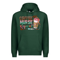 Sports Green coffee nurse repeat Premium Hoodie - CowGirlArtShop