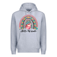 Heather Grey hello 1 st grade Premium Hoodie - JahusDesignShop