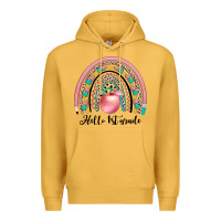 Mustard hello 1 st grade Premium Hoodie - JahusDesignShop