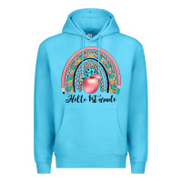 Ocean Blue hello 1 st grade Premium Hoodie - JahusDesignShop