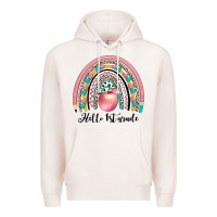 Pale Pink hello 1 st grade Premium Hoodie - JahusDesignShop