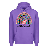 Purple hello 1 st grade Premium Hoodie - JahusDesignShop