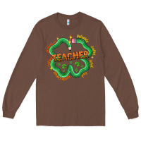 Chestnut teacher st patricks day Long Sleeve Tee - LillyAllenDesigns