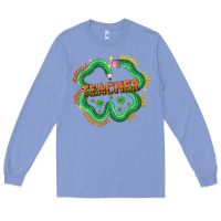 Colony Blue teacher st patricks day Long Sleeve Tee - LillyAllenDesigns