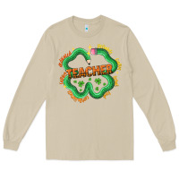 Mushroom teacher st patricks day Long Sleeve Tee - LillyAllenDesigns