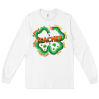White teacher st patricks day Long Sleeve Tee - LillyAllenDesigns