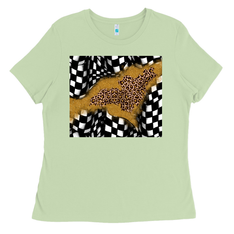 Racing Glitter Leopard Ladies Tee by JahusDesignShop | Teevron