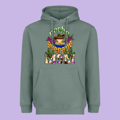Nacho Average Mom Mother's Day Heavyweight Hoodie Designed By Howdyjamesfarm