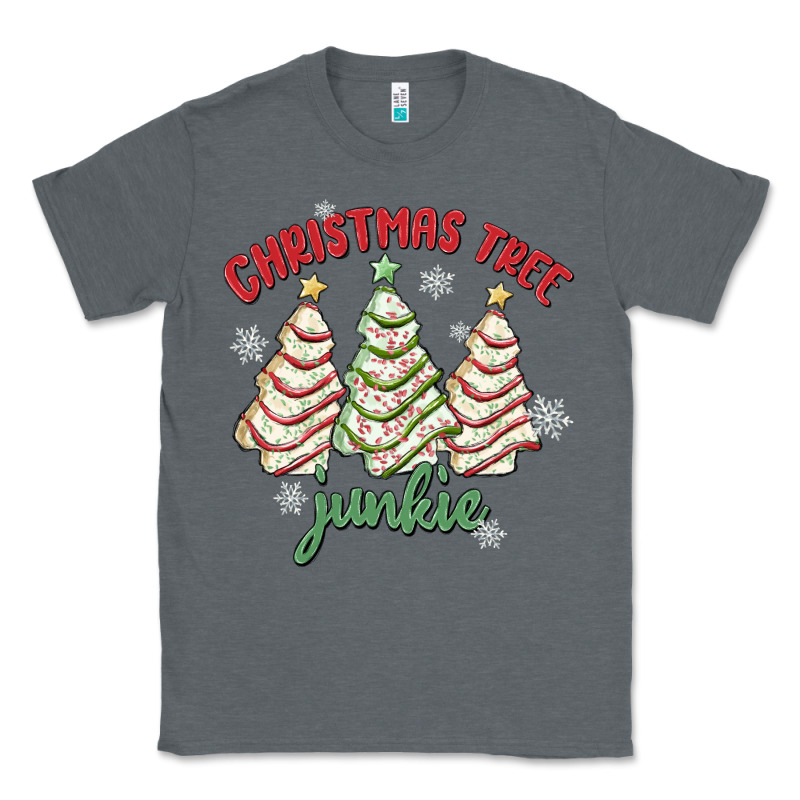 Christmas Tree Junkie Classic Tee by MaliasSmallBusiness | Teevron