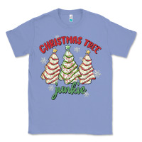Colony Blue christmas tree junkie Classic Tee - MaliasSmallBusiness