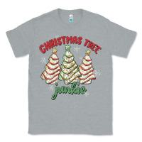 Heather Grey christmas tree junkie Classic Tee - MaliasSmallBusiness