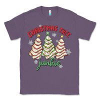 Lavender christmas tree junkie Classic Tee - MaliasSmallBusiness