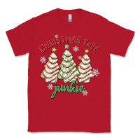 Red christmas tree junkie Classic Tee - MaliasSmallBusiness