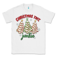 White christmas tree junkie Classic Tee - MaliasSmallBusiness