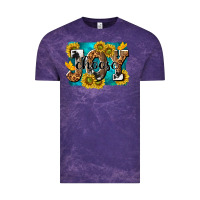 Cloud Purple choose joy Vintage Tee - NancyCooperArtShop