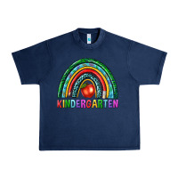 Navy rainbow kindergarten Urban Heavy Tee - NancyCooperArtShop