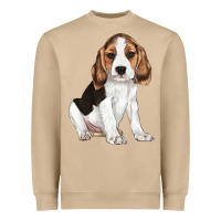 Mushroom beagle puppy Heavyweight Sweatshirt - LillyAllenDesigns