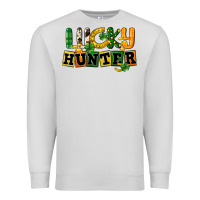 Dove Grey Lucky hunter St. Patrick's Day Premium Sweatshirt - CowGirlArtShop