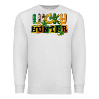 Oatmeal Heather Lucky hunter St. Patrick's Day Premium Sweatshirt - CowGirlArtShop