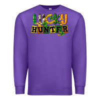 Purple Lucky hunter St. Patrick's Day Premium Sweatshirt - CowGirlArtShop