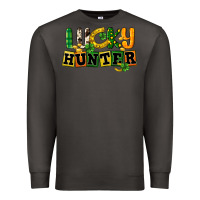 Smoke Lucky hunter St. Patrick's Day Premium Sweatshirt - CowGirlArtShop