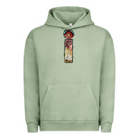 Pigment Oil Green farm life alphabet lowercase letters i Urban Hoodie - BundleAndBundleShop