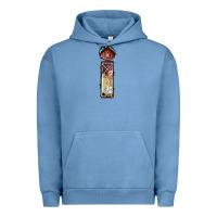 Pigment Pebble Blue farm life alphabet lowercase letters i Urban Hoodie - BundleAndBundleShop