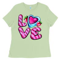 Matcha love with strawberry candy Ladies Tee - AdoDesignShop