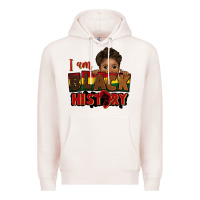 Pale Pink i am black history black boy peekaboo juneteenth Premium Hoodie - CowGirlArtShop