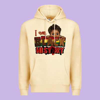 I Am Black History Black Boy Peekaboo Juneteenth Premium Hoodie Designed By Cowgirlartshop