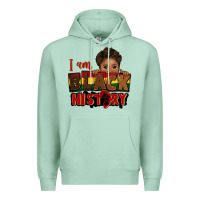 Seafoam i am black history black boy peekaboo juneteenth Premium Hoodie - CowGirlArtShop