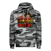 Slate Camo i am black history black boy peekaboo juneteenth Premium Hoodie - CowGirlArtShop
