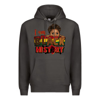 Smoke i am black history black boy peekaboo juneteenth Premium Hoodie - CowGirlArtShop