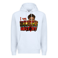 White i am black history black boy peekaboo juneteenth Premium Hoodie - CowGirlArtShop