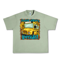 Oil Green student delivery specialist Urban Heavy Tee - NancyCooperArtShop