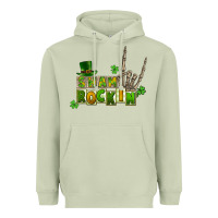 Matcha Sham rockin skeleton hand St. Patrick's Heavyweight Hoodie - CowGirlArtShop