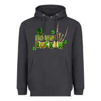 Smoke Sham rockin skeleton hand St. Patrick's Heavyweight Hoodie - CowGirlArtShop