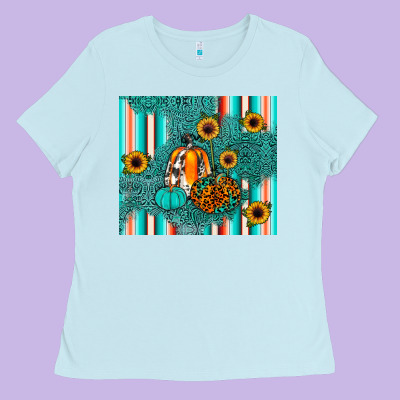 Pumpkin Ladies Tee Designed By Jahusdesignshop