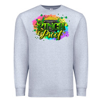 Heather Grey pinch proof St. Patrick's  Day Premium Sweatshirt - HowdyJamesFarm