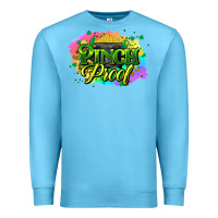 Ocean Blue pinch proof St. Patrick's  Day Premium Sweatshirt - HowdyJamesFarm