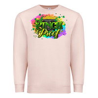 Pale Pink pinch proof St. Patrick's  Day Premium Sweatshirt - HowdyJamesFarm