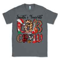 Charcoal Heather santa s favorite lab crew Classic Tee - MaliasSmallBusiness