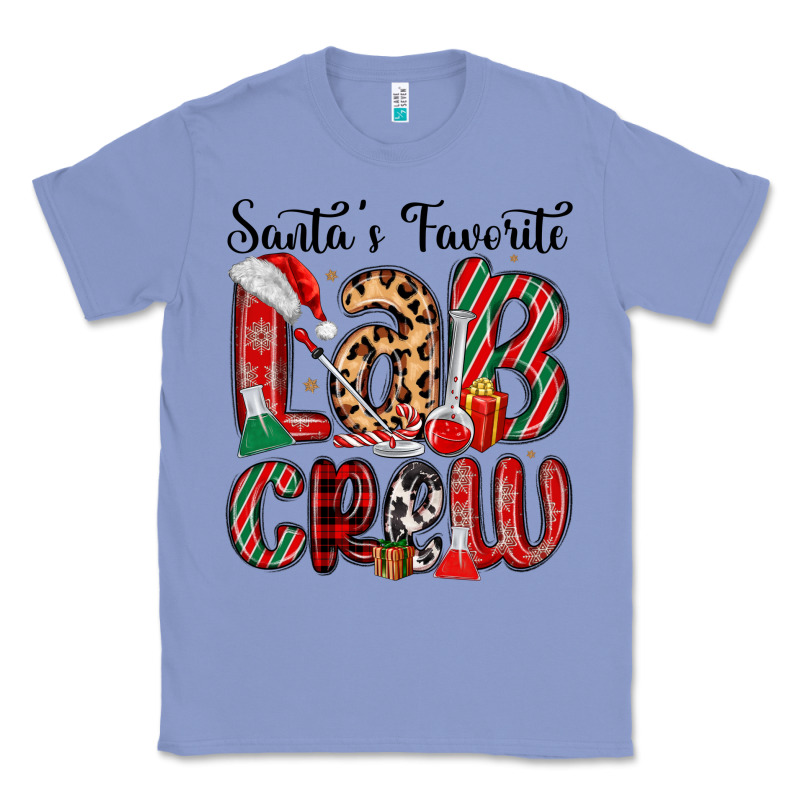 Santa S Favorite Lab Crew Classic Tee by MaliasSmallBusiness | Teevron