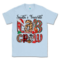 Dusty Blue santa s favorite lab crew Classic Tee - MaliasSmallBusiness