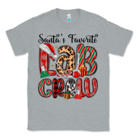Heather Grey santa s favorite lab crew Classic Tee - MaliasSmallBusiness