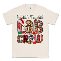 Natural santa s favorite lab crew Classic Tee - MaliasSmallBusiness