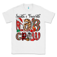 White santa s favorite lab crew Classic Tee - MaliasSmallBusiness