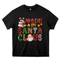 Black made in santa claus ado Heavy Core Tee - AdoDesignShop