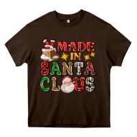 Chocolate Brown made in santa claus ado Heavy Core Tee - AdoDesignShop