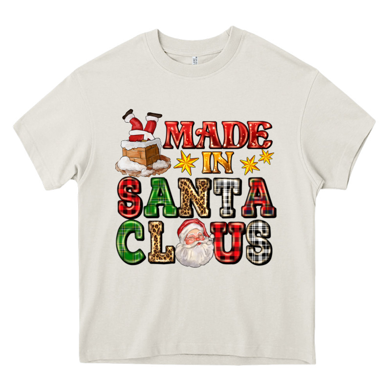 Made In Santa Claus Ado Heavy Core Tee by AdoDesignShop | Teevron